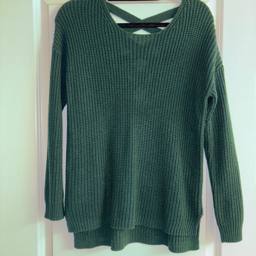 Women's Green Sweater